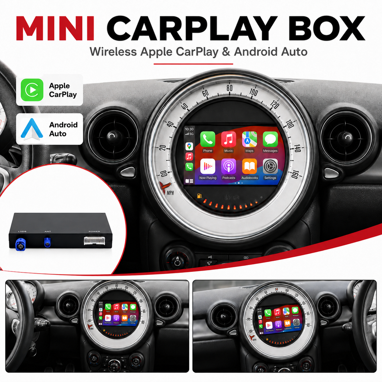 MINI Apple CarPlay en Android Auto Box