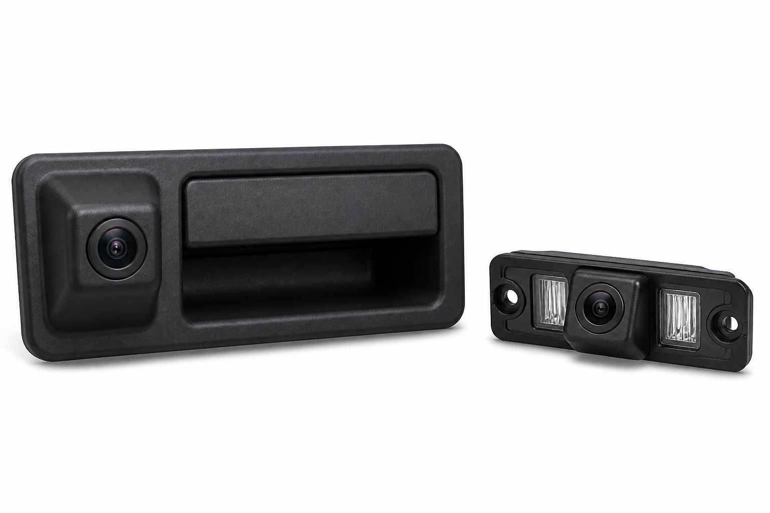 OEM-look camera in kofferklepgreep en kentekenverlichting